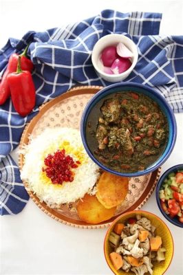  ガーシッ（Ghormeh Sabzi）: 濃厚なハーブの風味とジューシーな肉が織りなす、イラン料理の至高！